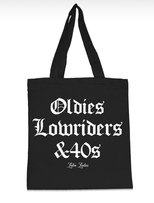 Oldies, Lowriders, &40s Tote Bag